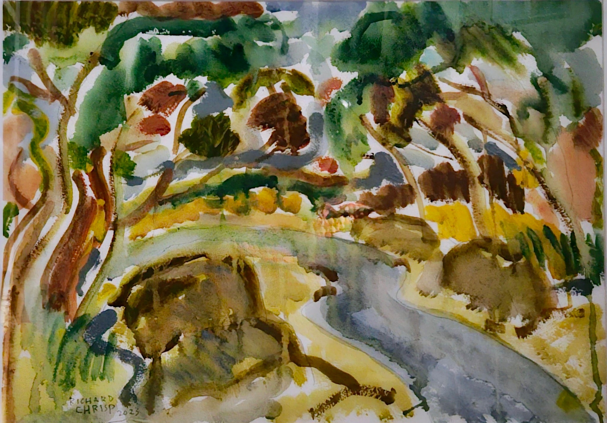 Landscape, Driving Creek, Coromandel by Richard Chrisp