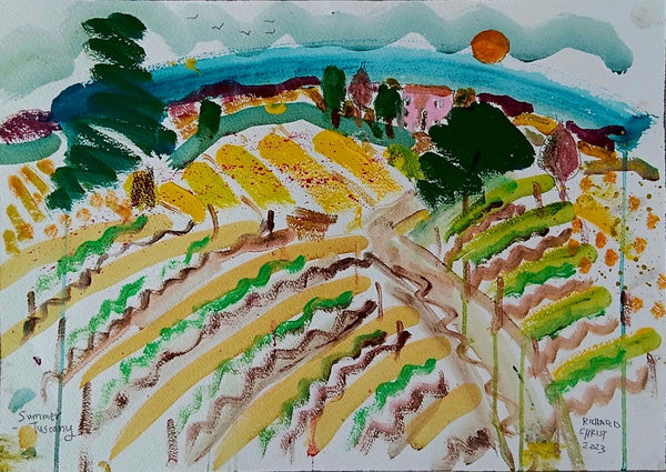 Summer Tuscany by Richard Chrisp