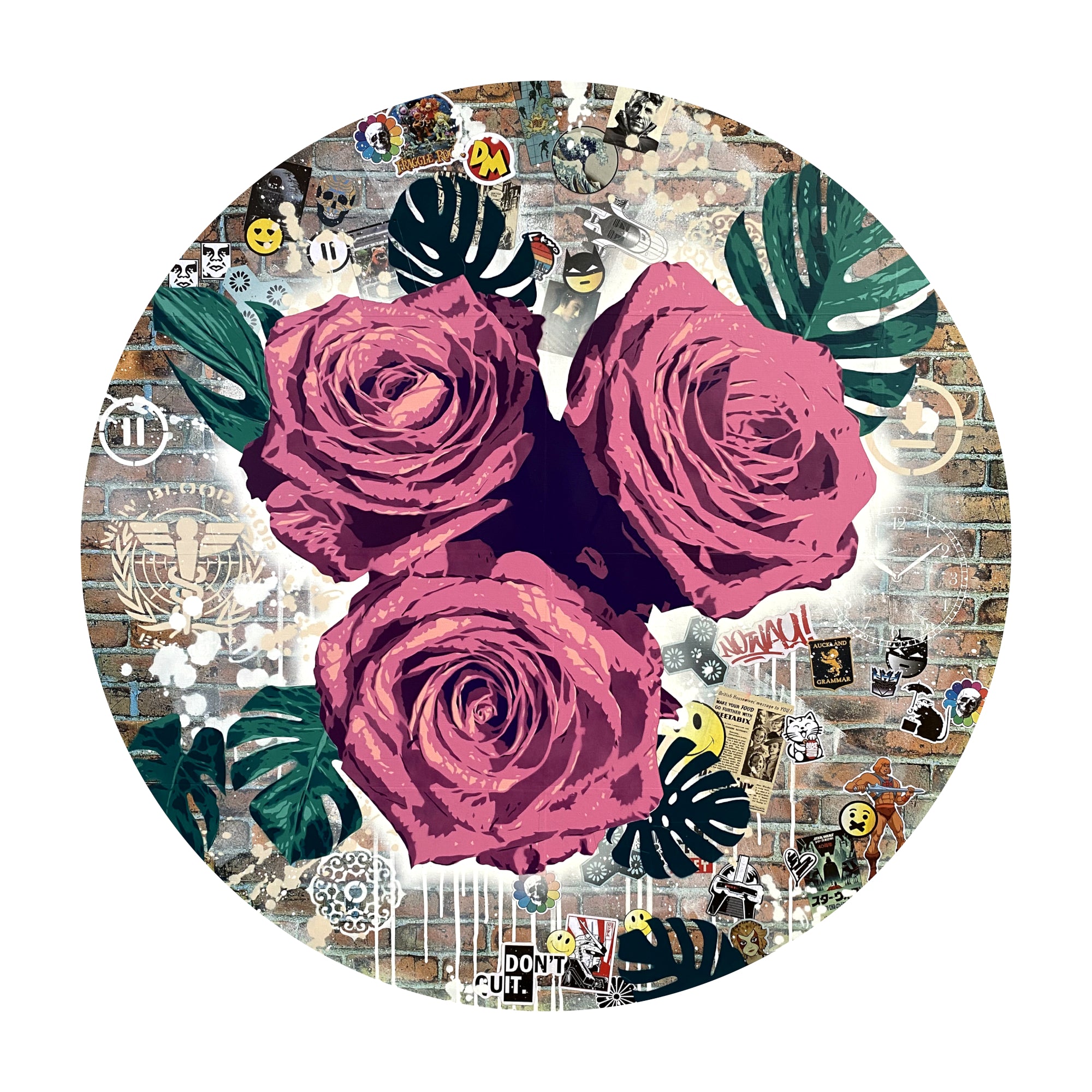Study of 3 Pink Roses 1.3