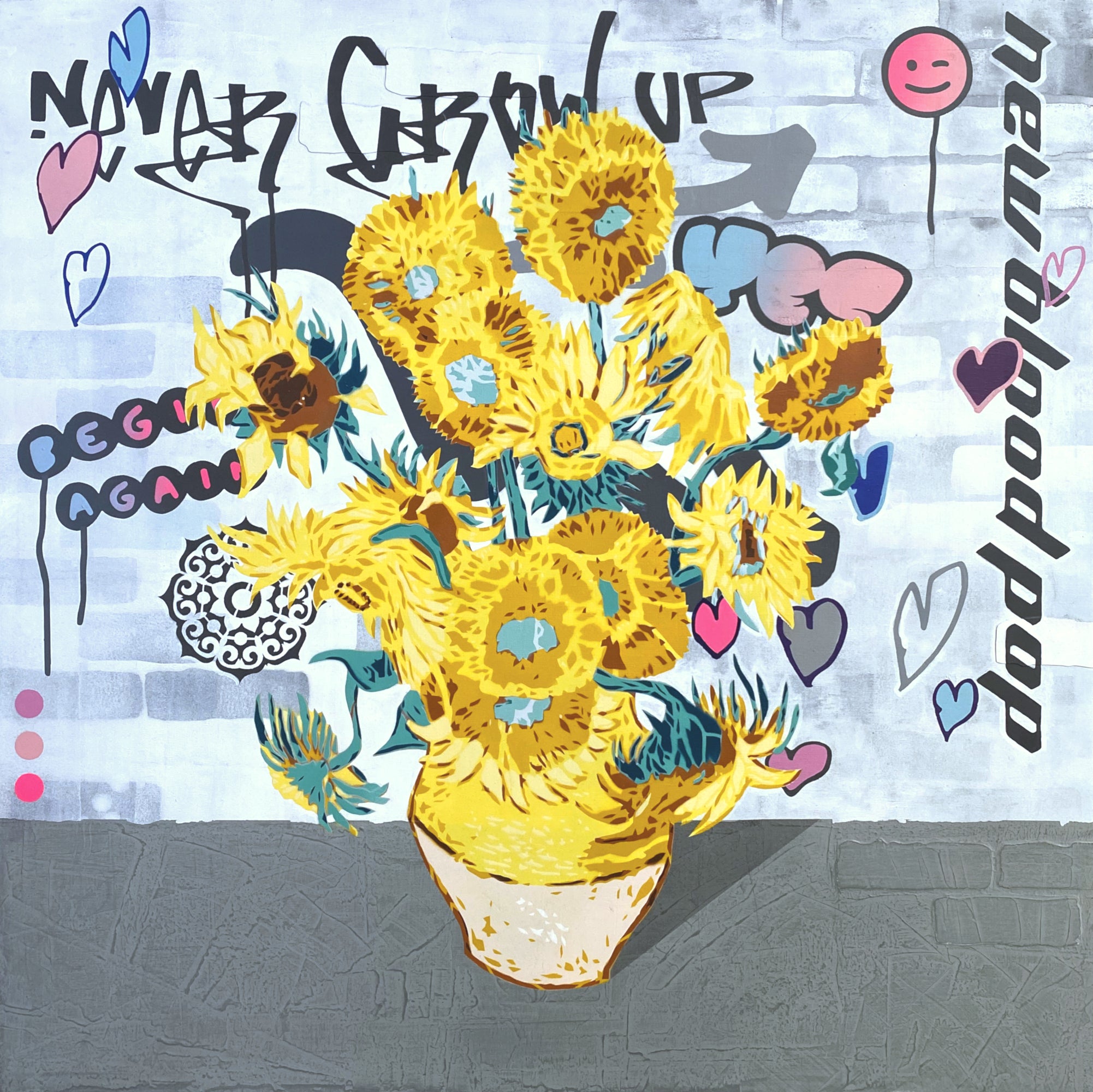 Study of Sunflowers 1.4 (After Van Gogh)