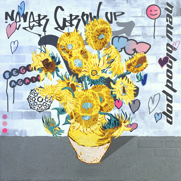 Study of Sunflowers 1.4 (After Van Gogh)