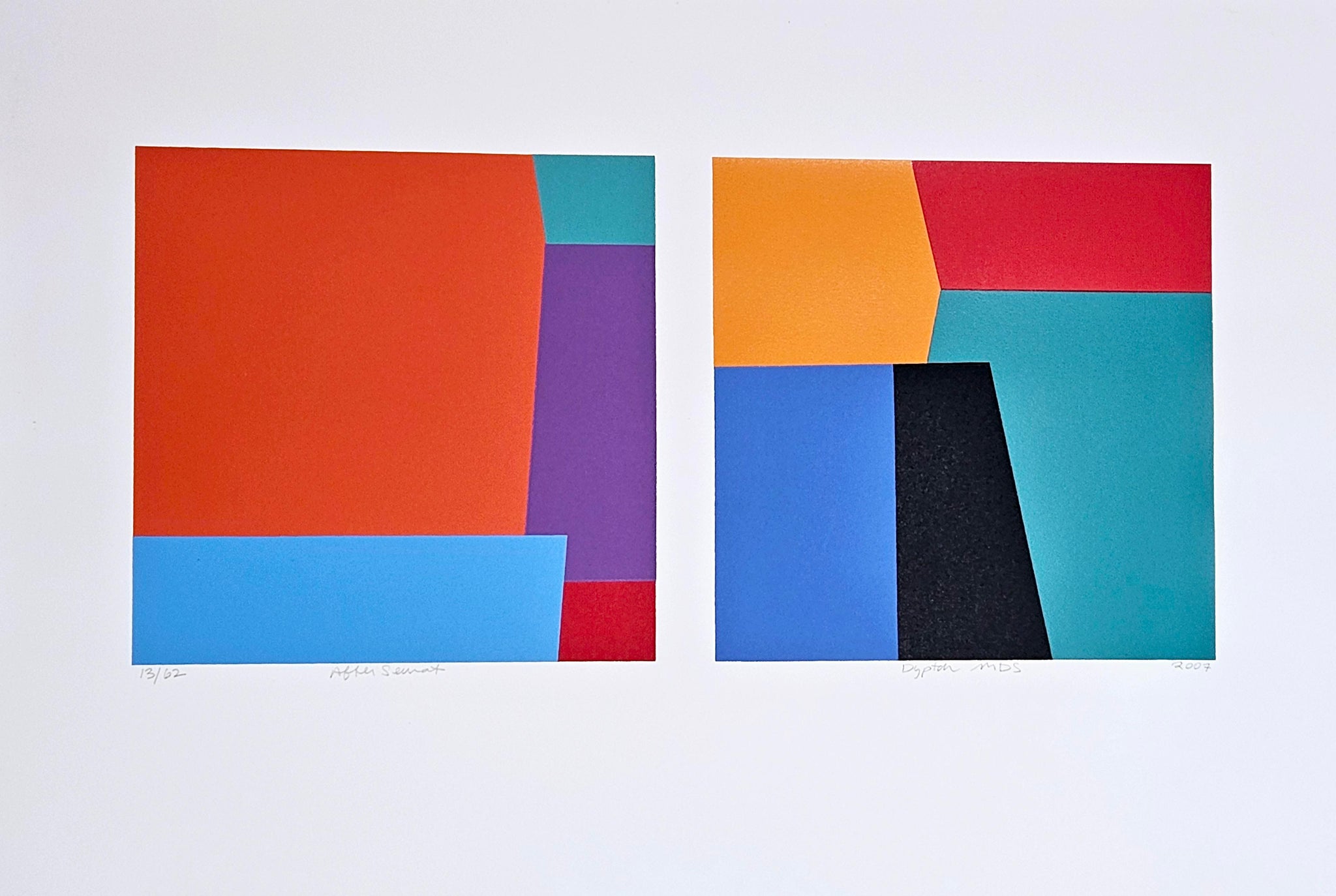After Seurat Diptych