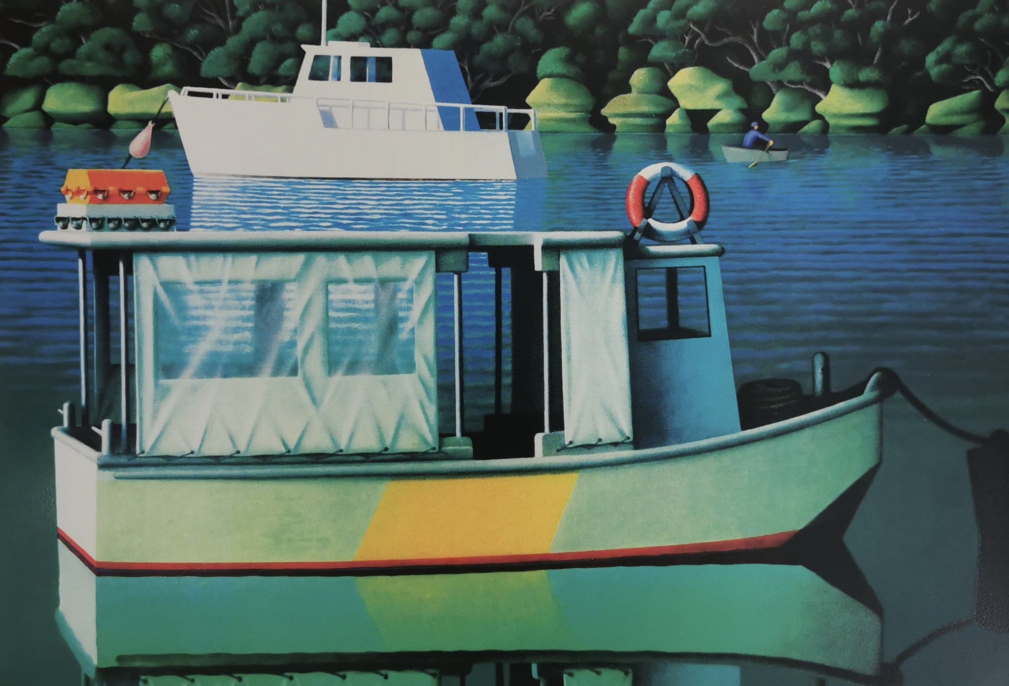 The Old Ferry Boat - Framed