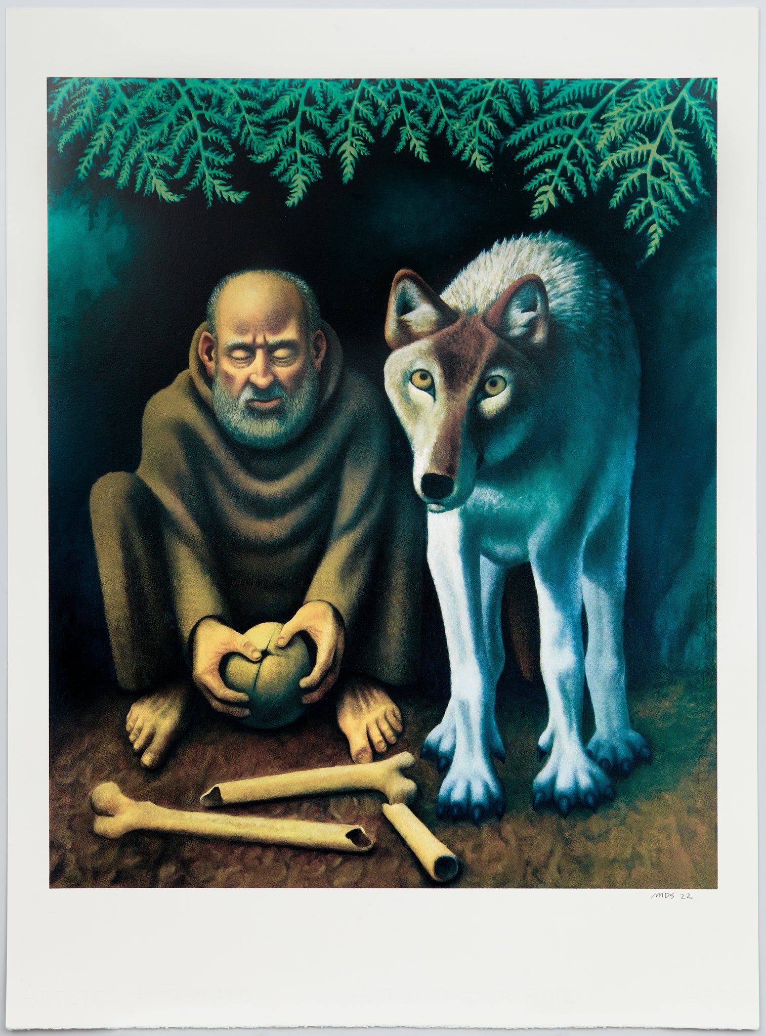 St Francis and the Wolf