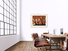 Light Through the Trees - Framed