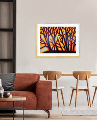 Light Through the Trees - Framed