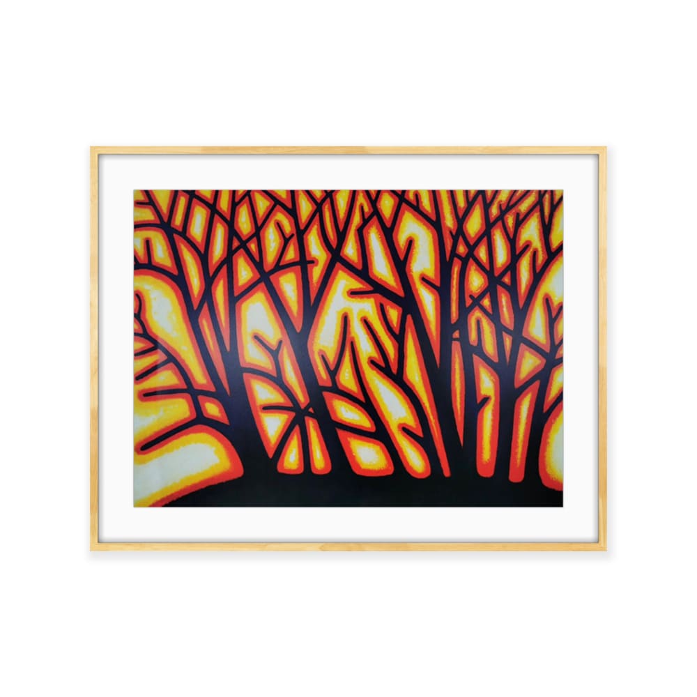 Light Through the Trees - Framed