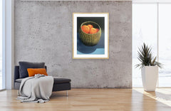 Oranges in a Seagrass Basket