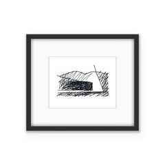 Rain Squall at Kennedy Bay No.1 - Framed