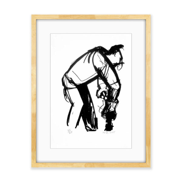 The Sculptor, Downward  - Framed