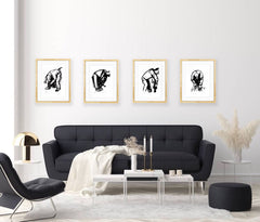 The Sculptor, Bottom Section - Framed