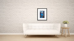 Three Rock Pools and Lava Flow - First Edition - Framed