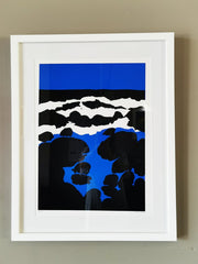Three Waves Breaking - Framed