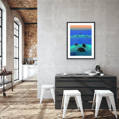 Three Dark Gulls, 3 Dark Rocks