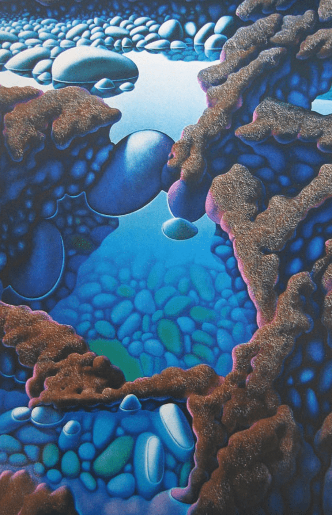 Three Rock Pools & Lava Flow - First Edition 2007